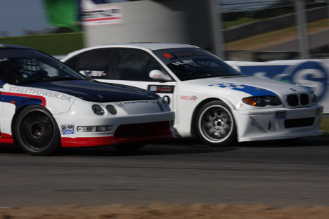 Hold øje med kampen mellem de 2 KC-motorsport BMW’er og ProRacing’s Honda i de kommende løb, det bliver med garanti godt ræs.
(Foto: Olfert)